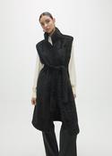 LOLA CASADEMUNT MAITE BLACK GILET MF2601008 226