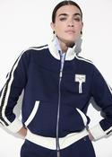 LOLA CASADEMUNT NAVY ZIP UP JACKET LF2611031 226 image