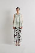 MEIMEIJ FLORAL PRINT TROUSERS M6ES06 126