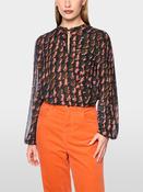 MARCCAIN ORANGE PRINT BLOUSE BC5136W20 484 226