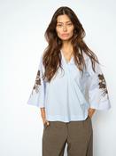 MOS MOSH MMAleysa Popli Blouse blue 181100 226