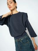 MOS MOSH MMMae O-3/4 Sleeve Sweatshirt navy 180790 226