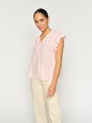 MOS MOSH MMTEA LINEN BLOUSE PINK 178100 126