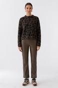 OUI BROWN TROUSERS 99023 8930 226 image
