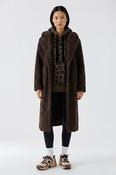 OUI BROWN WINTER COAT 85844 8930 226 image