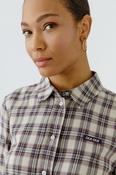 OUI NAVY SHIRT BLOUSE 100416 0704 226