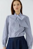 OUI BLUE STRIPED SHIRT 100415 0105 226 image