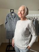 LE TRICOT PERUGIA SCOLLO CREAM KNIT 156_26297 225