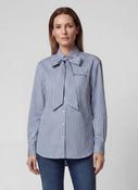 RABE BLUE STRIPE BOW BLOUSE 57-114101 226 image