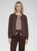 RABE BROWN ZIP UP JACKET 57-111224 226