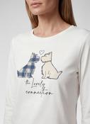 RABE CREAM DOG PRINT TOP 57-113305 226 image