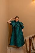 ROISIN LINNANE CHARLOTTE TEAL HIGH NECK DRESS 226 image