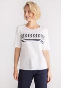 FRANK WALDER Navy Stripe Top 303450 126 image
