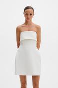 MALINA TUILIE CREAM STRAPLESS DRESS 126 image