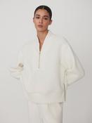 VARLEY CREAM MUMFORD HALF ZIP FLEECE 226