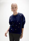 LOLA CASADEMUNT MAITE NAVY SWEATSHIRT MF2611028 226 image