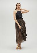 LOLA CASADEMUNT PLEATED CHIFFON SKIRT 2508006 125