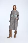 MUNTHE BLUE TWEED OVERSIZED COAT NINELLA 226