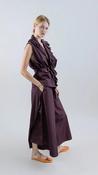 PSOPHIA FIG WIDE LEG TROUSERS 222SKP2688 126