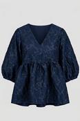 ROISIN LINNANE FIG NAVY TOP 225
