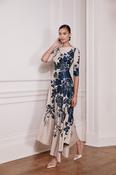 JOHN CHARLES NAVY ALINE DRESS 6672 225