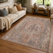 Prestige Alia Beige &amp; Rose Bohemian Vintage Rug