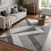 Urco Orbit Lumen Grey Modern Contemporary Rug image