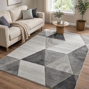 Urco Orbit Boreal Grey &amp; Charcoal Modern Contemporary Rug image
