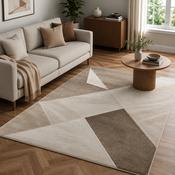 Urco Orbit Eira Biege &amp; Brown Modern Contemporary Rug image