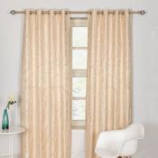 Orange/Beige Curtains | Thermal Interlined Curtains | Aqua | Alsace