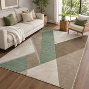 Urco Orbit Nordyl Biege &amp; Green Modern Contemporary Rug image