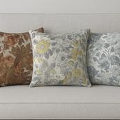 Naples Matching Cushion Cover | Blue | Gold | Russet