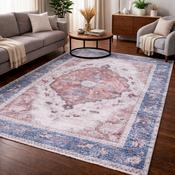Modena Keyara Blue &amp; Rose Vintage Oriental Rug image