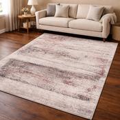 Modena Valencia Beige &amp; Red Contemporary Rug image