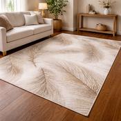 Boutique Plumes Ochre &amp; Beige Contemporary Rug image