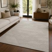 Urco Petra Rano Grey &amp; White Minimal Luxury Contemporary Rug image