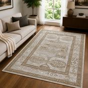 Urco Petra Ellorah Gold &amp; Grey Classic Vintage Roman Rug image