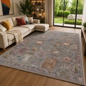 Prestige Sojourn Grey Vintage Oriental Rug image