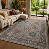 Prestige Sojourn Tor Grey Vintage Oriental Rug image