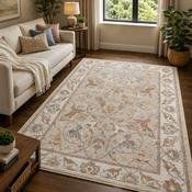 Prestige Keyon Alia Biege &amp; Cream Oriental Vintage Rug