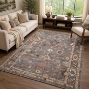 Prestige Alia Grey &amp; Gold Bohemian Vintage Rug image