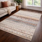 Verdi Eden Beige &amp; Multicolour Bohemian Rug image