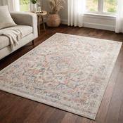 Revive Ariana Beige &amp; Orange Classic Vintage Rug