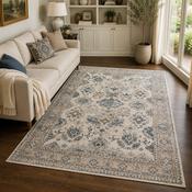 Urco Nova Lillian Navy &amp; Beige Classic Vintage Rug