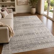 Urco Nova Owen Beige &amp; Grey Modern Bohemian Rug image