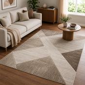 Urco Orbit Tundra Biege&amp; Brown Modern Contemporary Rug image