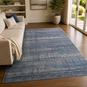 Urco Nova Owen Navy &amp; Beige Modern Bohemian Rug image