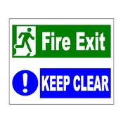 Fire Exit Keep Clear image