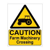 Caution: Farm Machinery Crossing