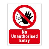 No Unauthorised Entry